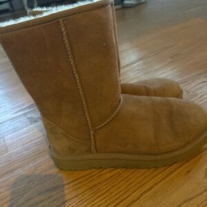 UGG Tan Boots Mid-Calf Suede